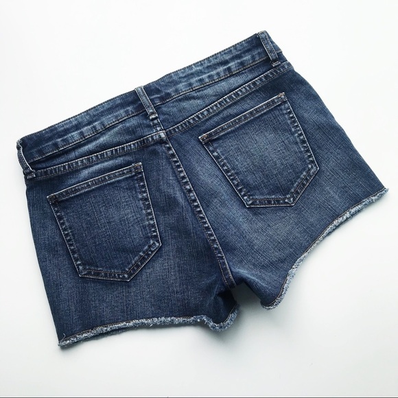 Edyson Jean Shorts Womens Sz 29 High Rise Waist Los Felix Frayed Whisker Jorts - Picture 2 of 6